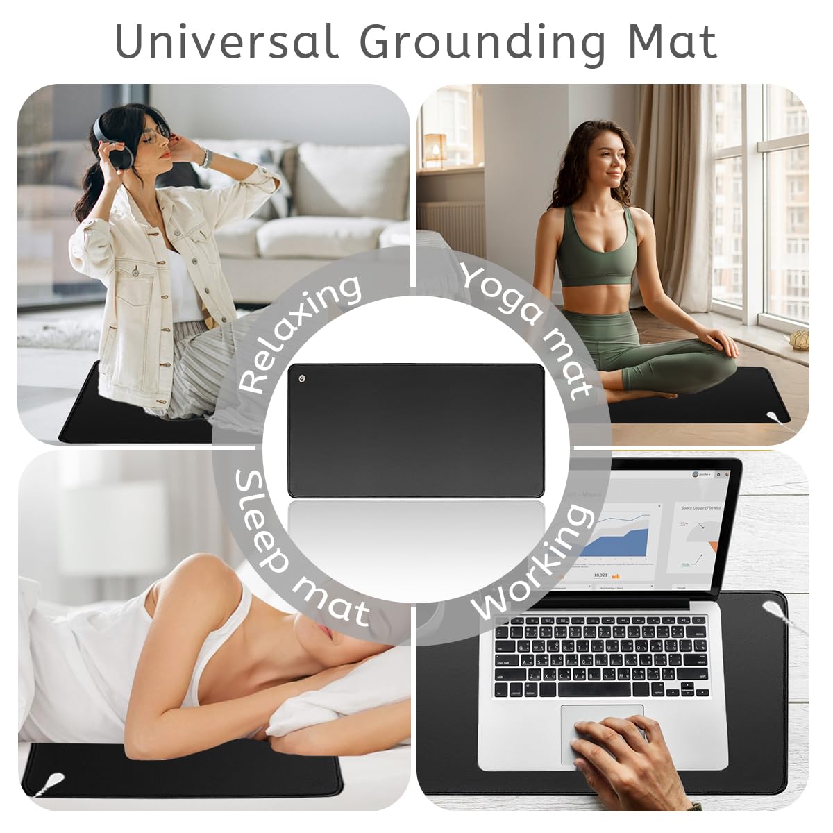 LOYDBDT Grounding Mat,11.8x23.6inches,Grounding Mat with 15ft Grounding Cord LOYDBDT uk supplements