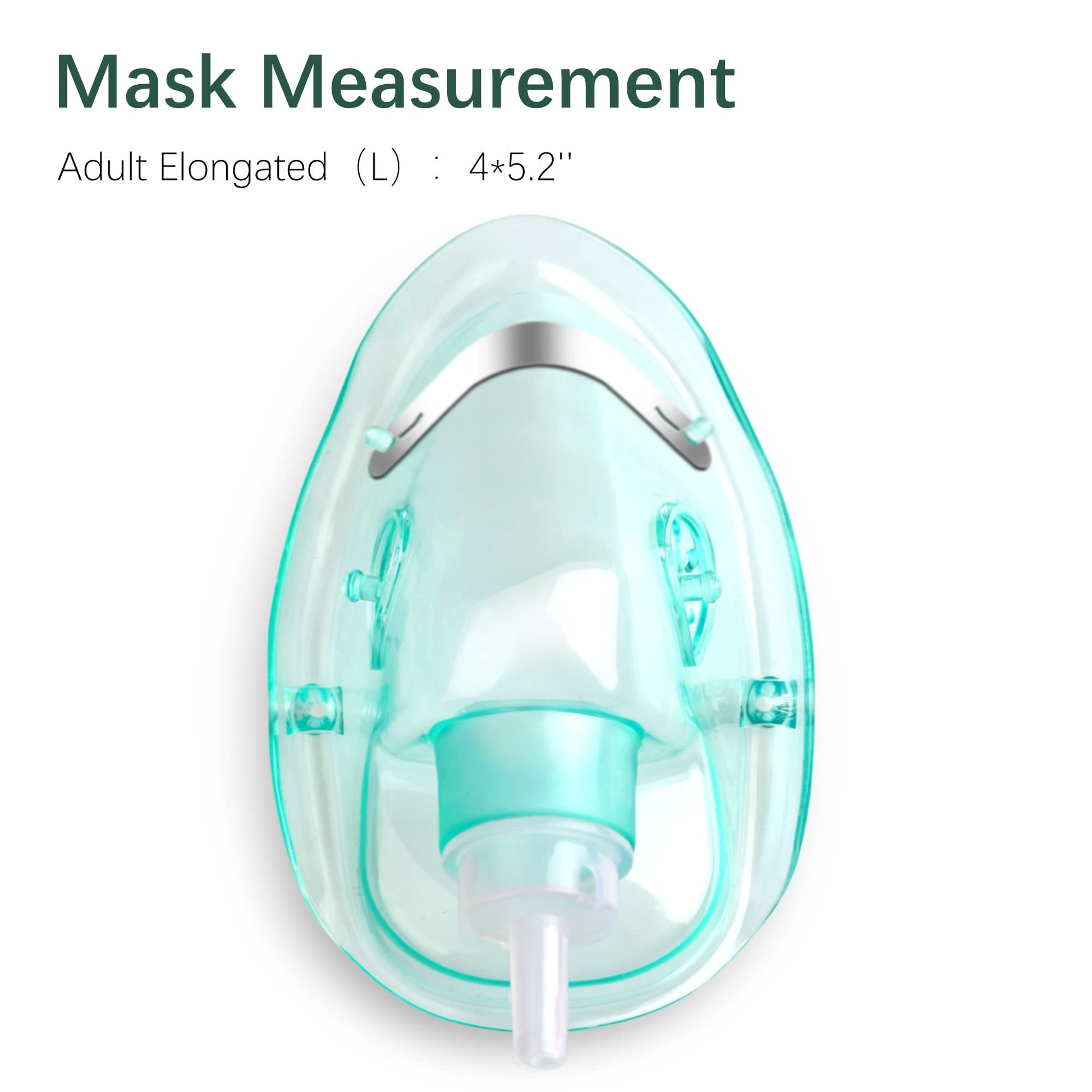 ANSNF 2 Pack Oxygen Mask for Face Adult with 6.6' Tube & Adjustable Elastic Strap - Size M+L ANSNF uk supplements