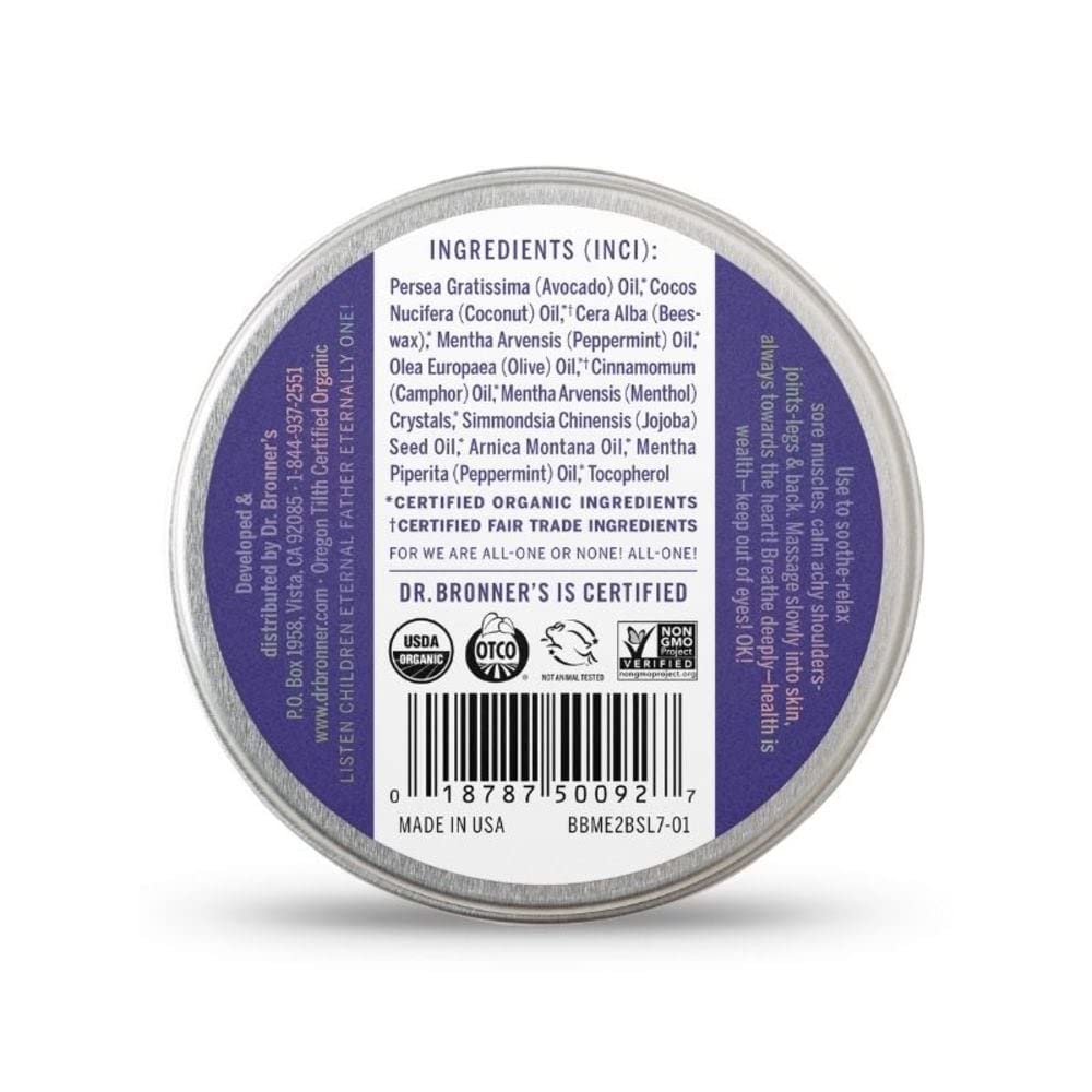 Dr. Bronners, Organic Magic Arnica Menthol Balm, 2 Ounce Dr. Bronner's uk supplements
