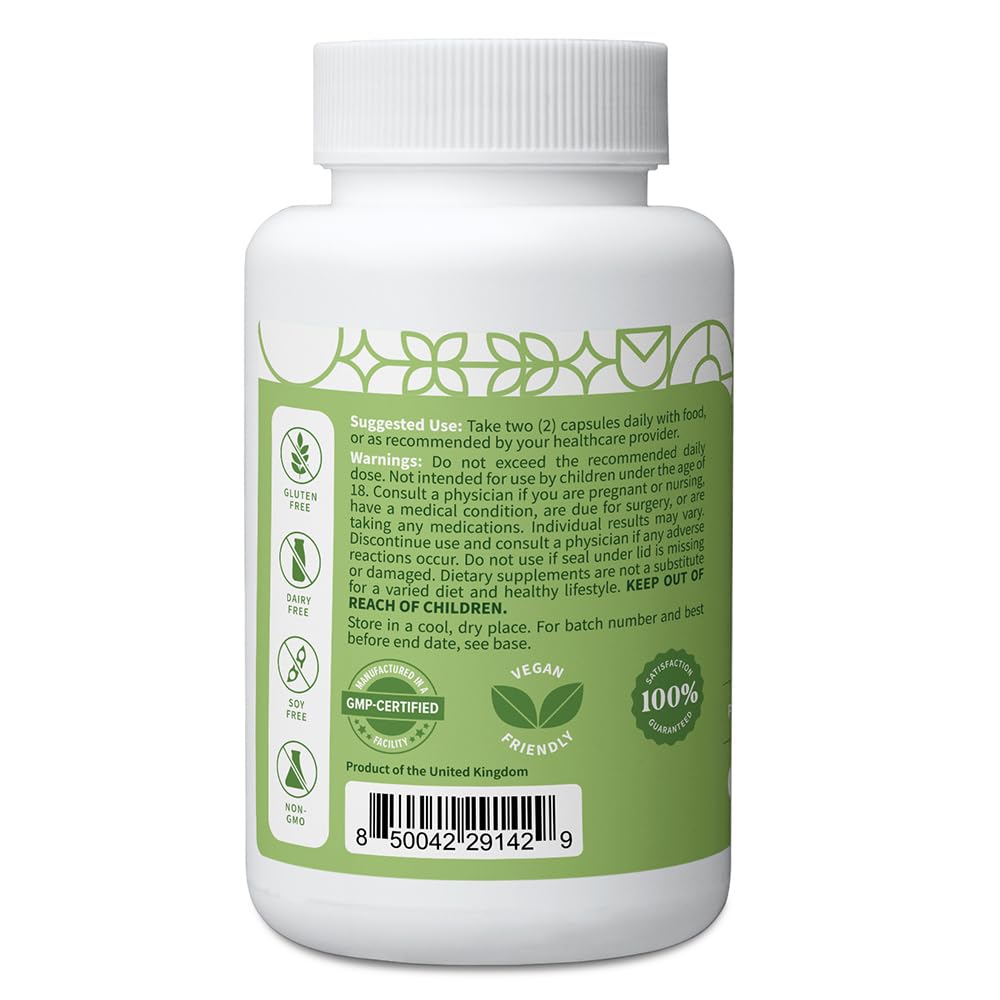 Pattern Wellness Vision Complex Supplement – Daily Eye & Visual Function Support – Herbal Extract & Vitamin Blend – 60 Vegan Capsules Pattern Wellness uk supplements