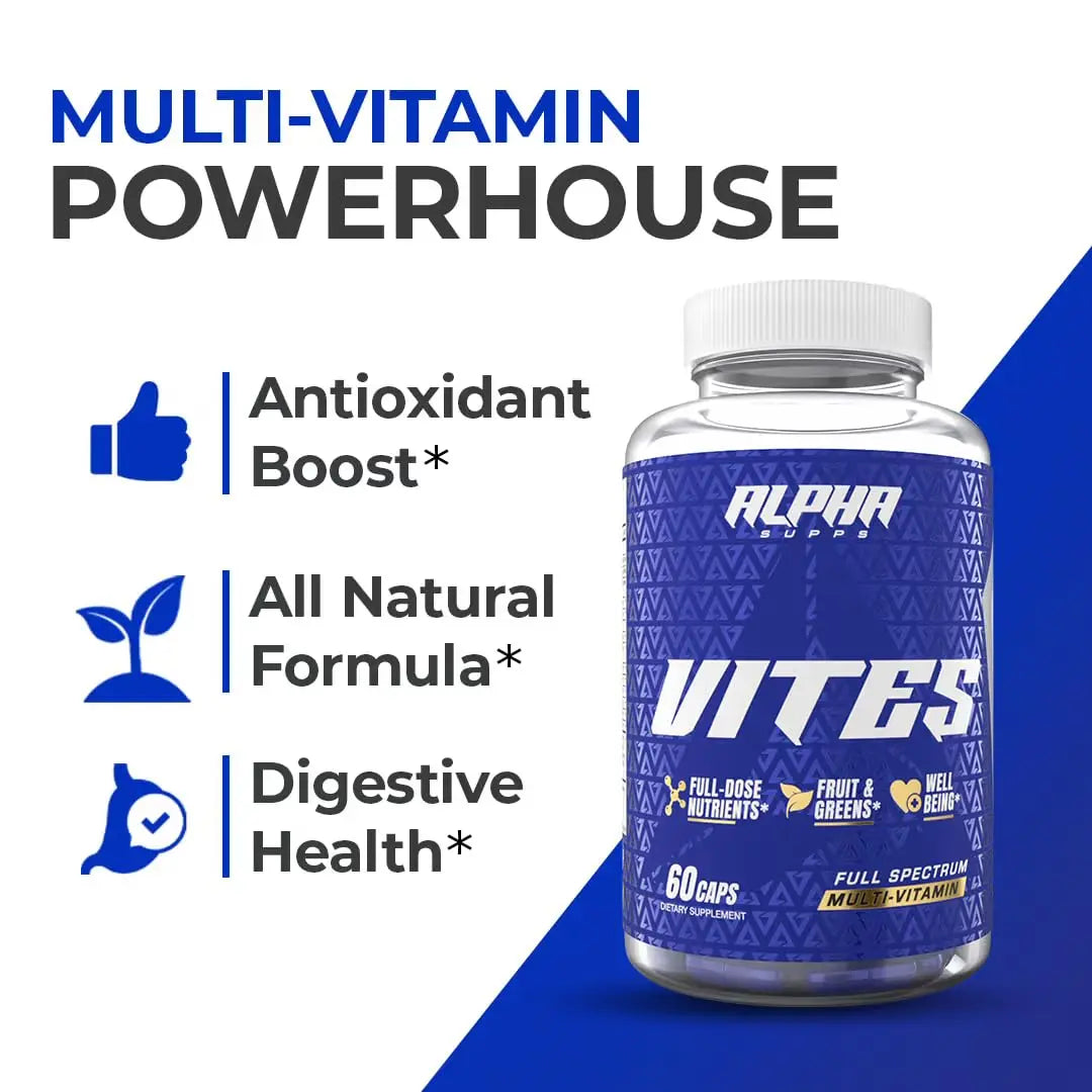 Alpha Supps Vites Men's Multivitamin, Complete Daily Supplement with Fruits, Veggies, Energy, Immune & Prostate Support Alpha Supps uk supplements