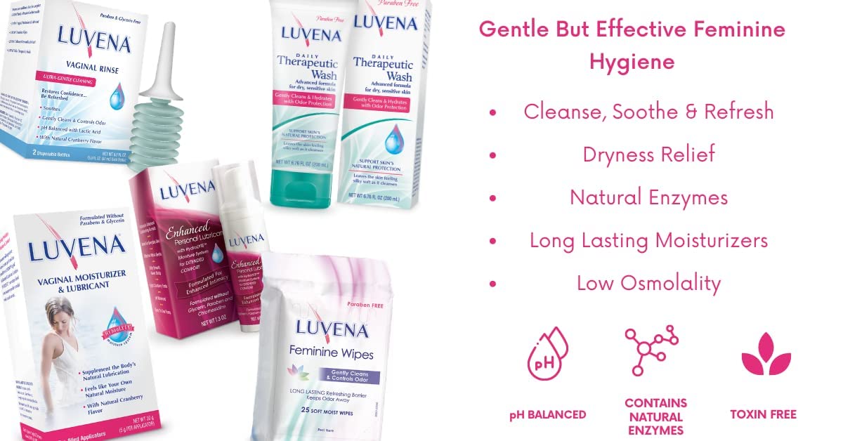 Luvena Feminine Wipes - Soft Wet Wipes for Women - Refresh & Resist Odor - Gynecologist Tested LUVENA uk supplements