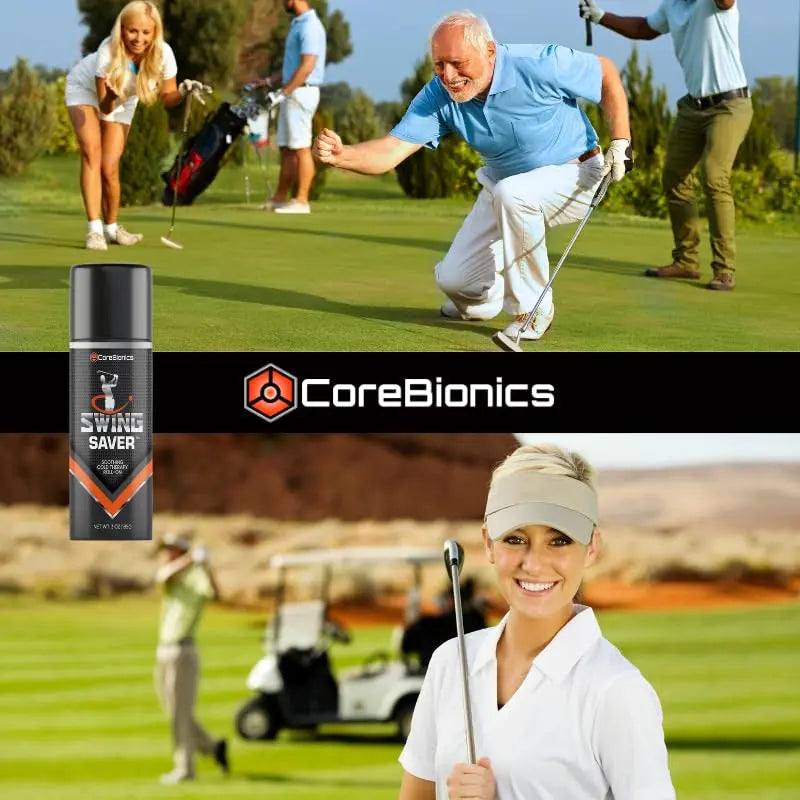 CoreBionics Swing Saver Roll-On: Powerful Pain Relief for Muscles & Joints, Golf Swing Enhancer COREBIONICS uk supplements