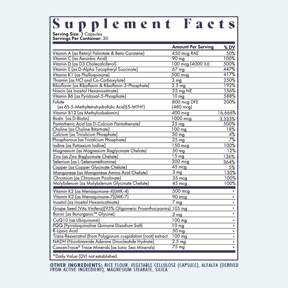 FullWell Women's Multivitamin - Daily Multivitamin for Reproductive Health - Supports Future Fertility, Hormone Balance & Overall Wellness - Antioxidant Blend - CoQ10 & PQQ - 90 Count (30 Servings) FullWell uk supplements