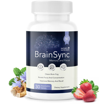 Nature’s NutriWave BrainSync Probiotic Supplement – Supports Daily Wellness & Gut-Brain Balance – 3.6 Billion CFU – 30 Dissolvable Tablets, 1 Month Supply Nature’s NutriWave uk supplements