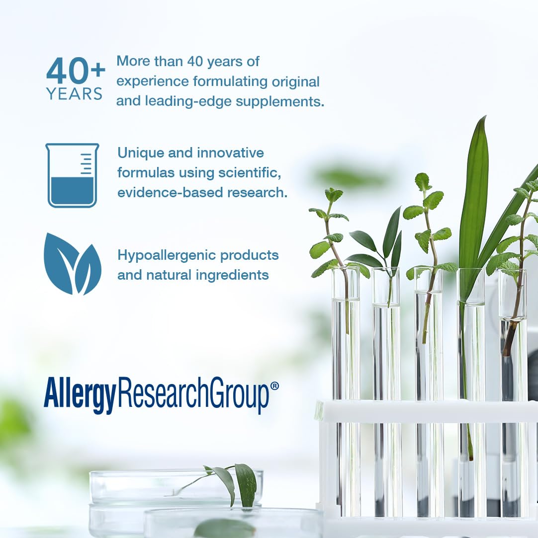Allergy Research Group PhytoCort Supplement - Respiratory Support, Lung Health, Lung Detox, Lung Cleanse, Healthy Breathing, Herbal Support, Reishi, Licorice, Noni, Vegetarian Capsules - 120 Count Allergy Research Group uk supplements