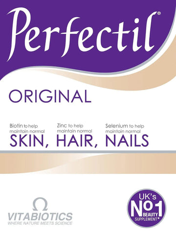 Vitabiotics, Perfectil Triple Active, Essential Nutrients to help maintain healthy Skin, Hair & Nails, 30-Count Boxes (Pack of 2) Perfectil uk supplements