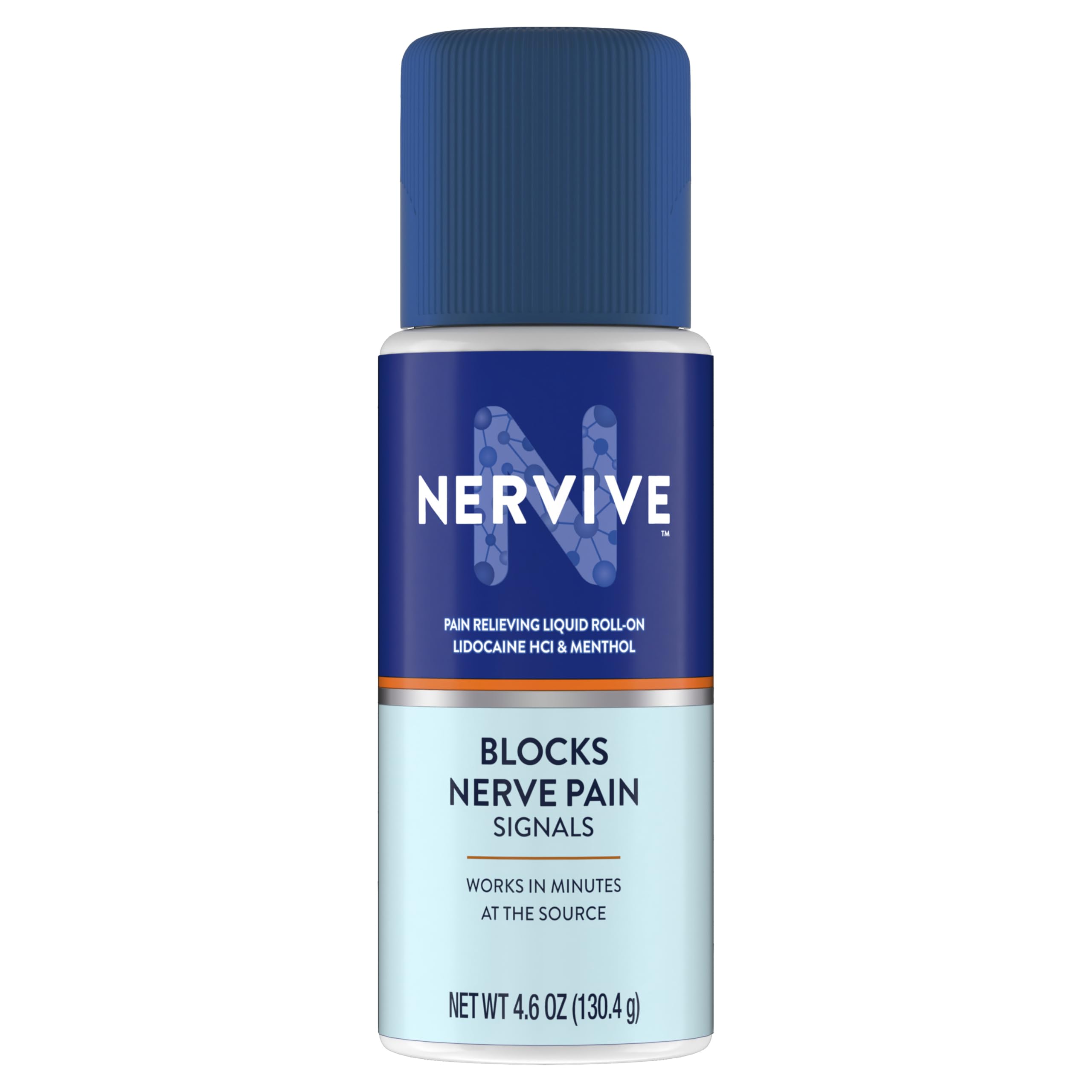 Nervive Pain Relieving Roll On, Lidocaine Roll On, Nervive Pain Relief, Lidocaine Topical, Foot Pain, Leg Pain, Hand Pain, Max Strength Formula, 4.6oz Nervive uk supplements