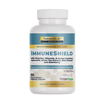 Nature's Lab Gold ImmuneShield - Supports Immune System Health & General Wellness* - 90 Capsules (30 Day Supply) Nature's Lab uk supplements