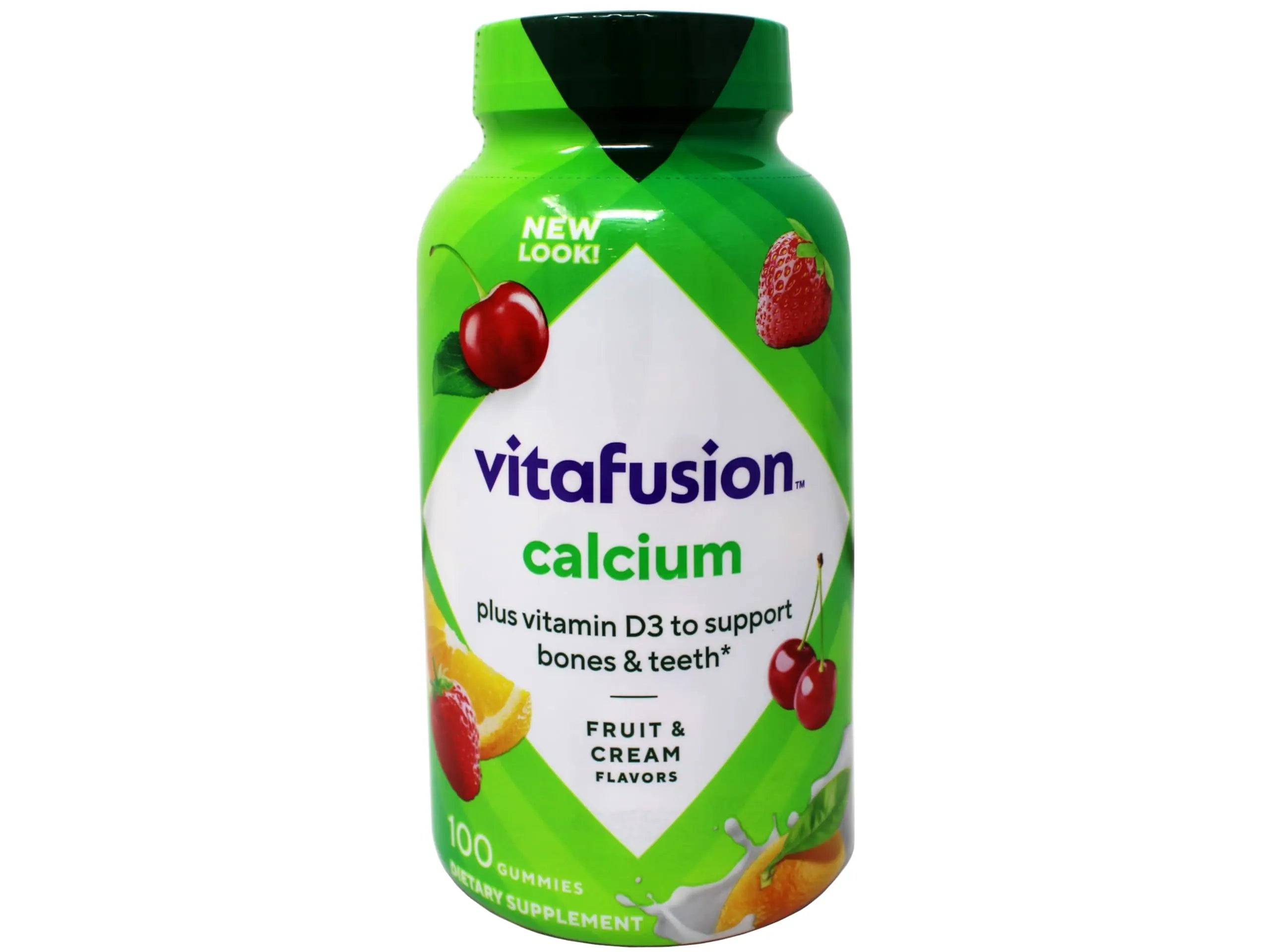 Vitafusion Calcium Adult Gummy Vitamins, 100 Gummy Vitamins Vitafusion uk supplements