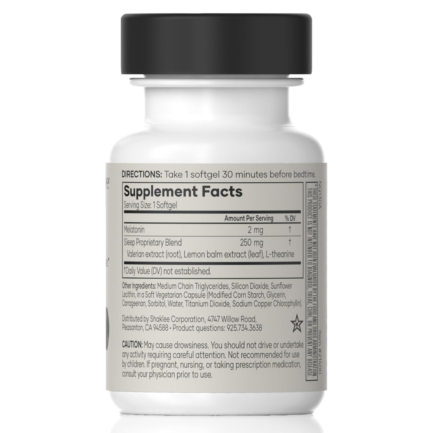 Shaklee - Dream Serene™ Melatonin Sleep Aid - Fall Asleep Faster, Wake Up Refreshed - with Melatonin, Valerian, Lemon Balm, L-Theanine - for Ultimate Beauty Sleep - 30 Softgels Shaklee uk supplements