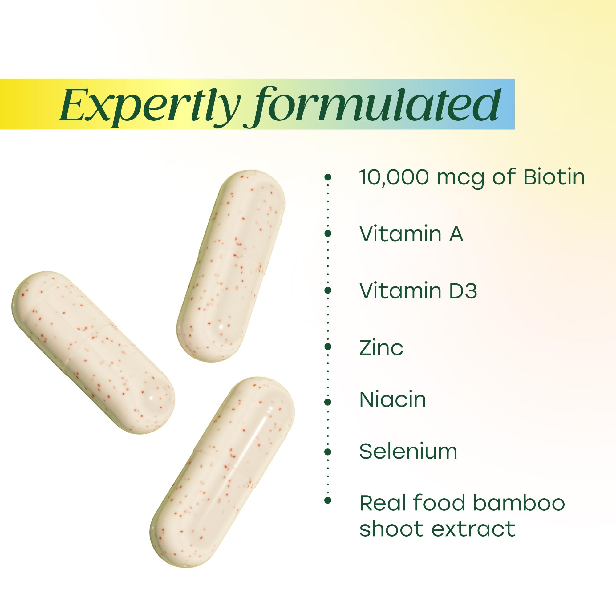 MegaFood Hair Growth – Clinically Studied Lustriva & Hyaluronic Acid - Biotin 10000mcg, Thicker & Fuller Existing Hair Growth Vitamins - 30 Vegetarian Capsules, 30 Servings MegaFood uk supplements