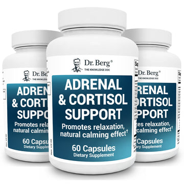Dr. Berg Adrenal & Cortisol Supplement New Formula - Adrenal Supplement & Cortisol Dr. Berg Nutritionals uk supplements