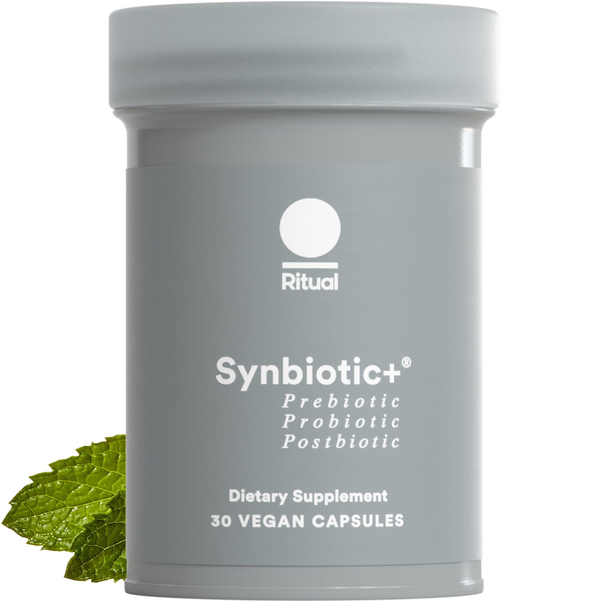 Ritual Synbiotic+ Probiotic, Prebiotic, Postbiotic, 3-in-1 Supplement for Gut Health and Digestive Support, Regularity, Bloat, Immune, Vegan Delayed-Released Daily Capsule, Women and Men, 30 Day Ritual uk supplements
