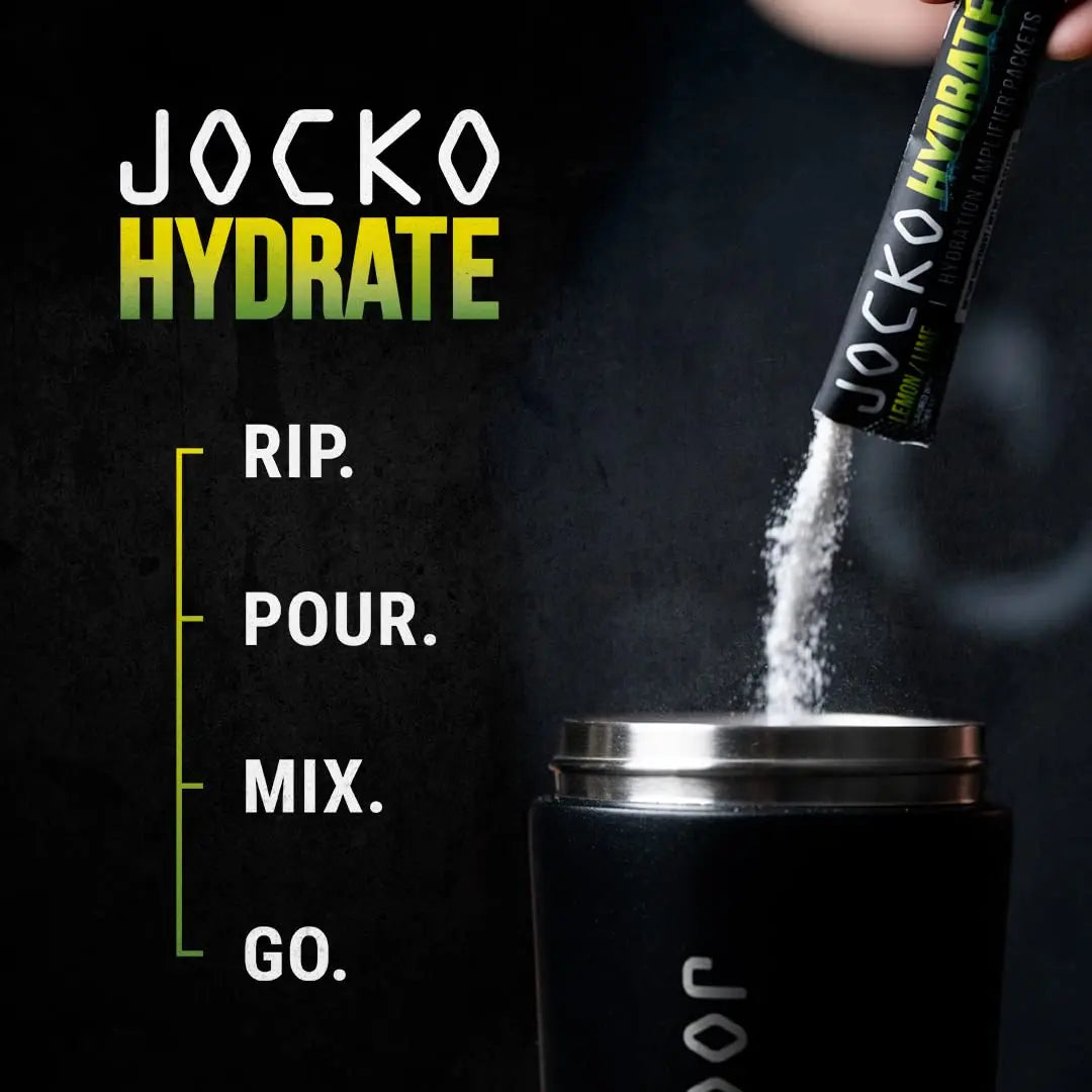 Jocko Fuel Packets Low Sugar - Hydration Amplifier Packets for Recovery, Dehydration, & Exercise - with Vitamins B6, B12 & C (16 Packets) Lemon Lime Jocko Fuel uk supplements