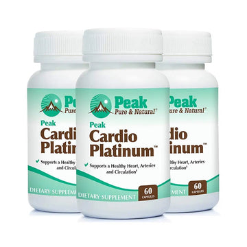 Peak Pure & Natural Peak Cardio Platinum 180 Capsules Peak Pure & Natural uk supplements