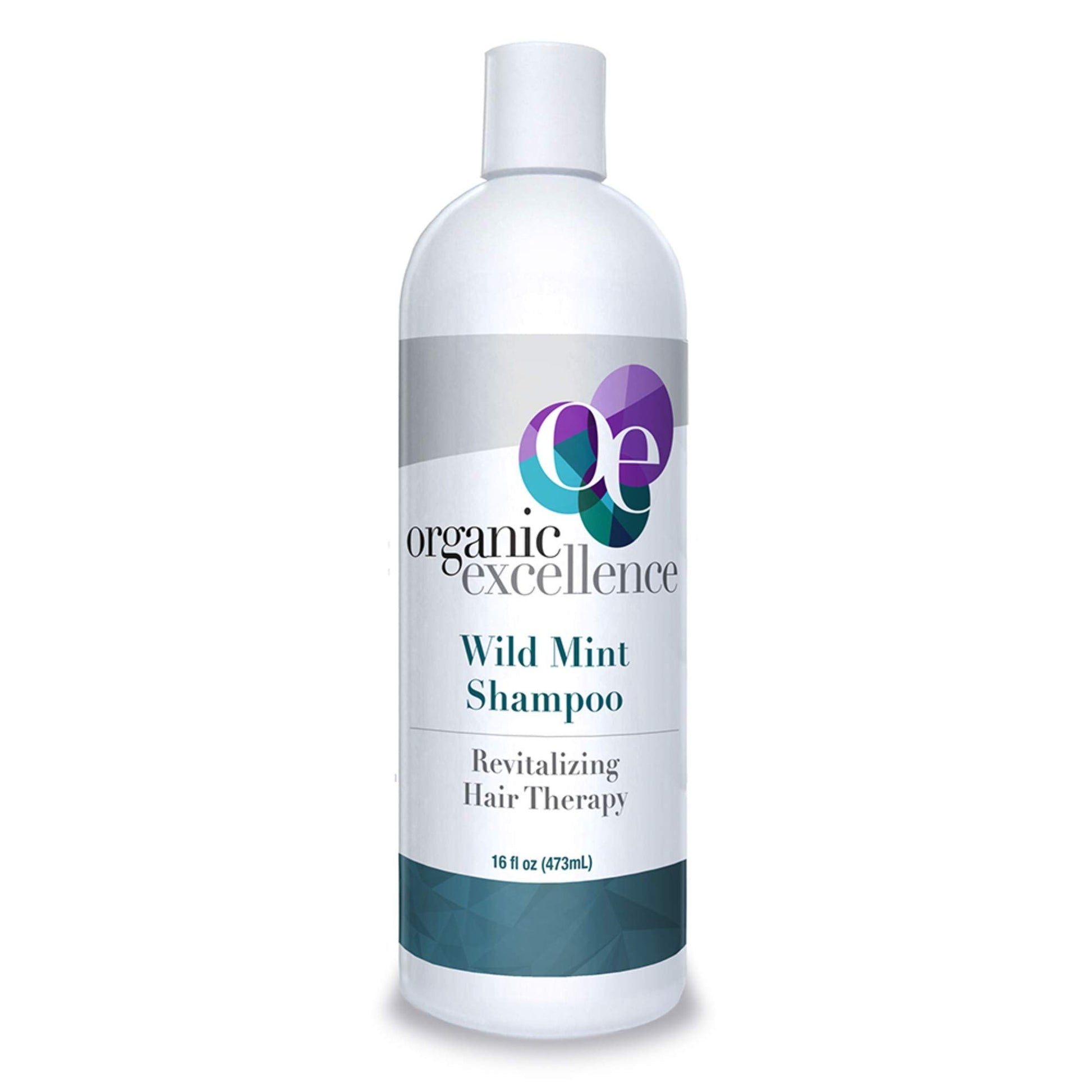 Organic Excellence Wild Mint Shampoo - 16 oz Organic Excellence uk supplements