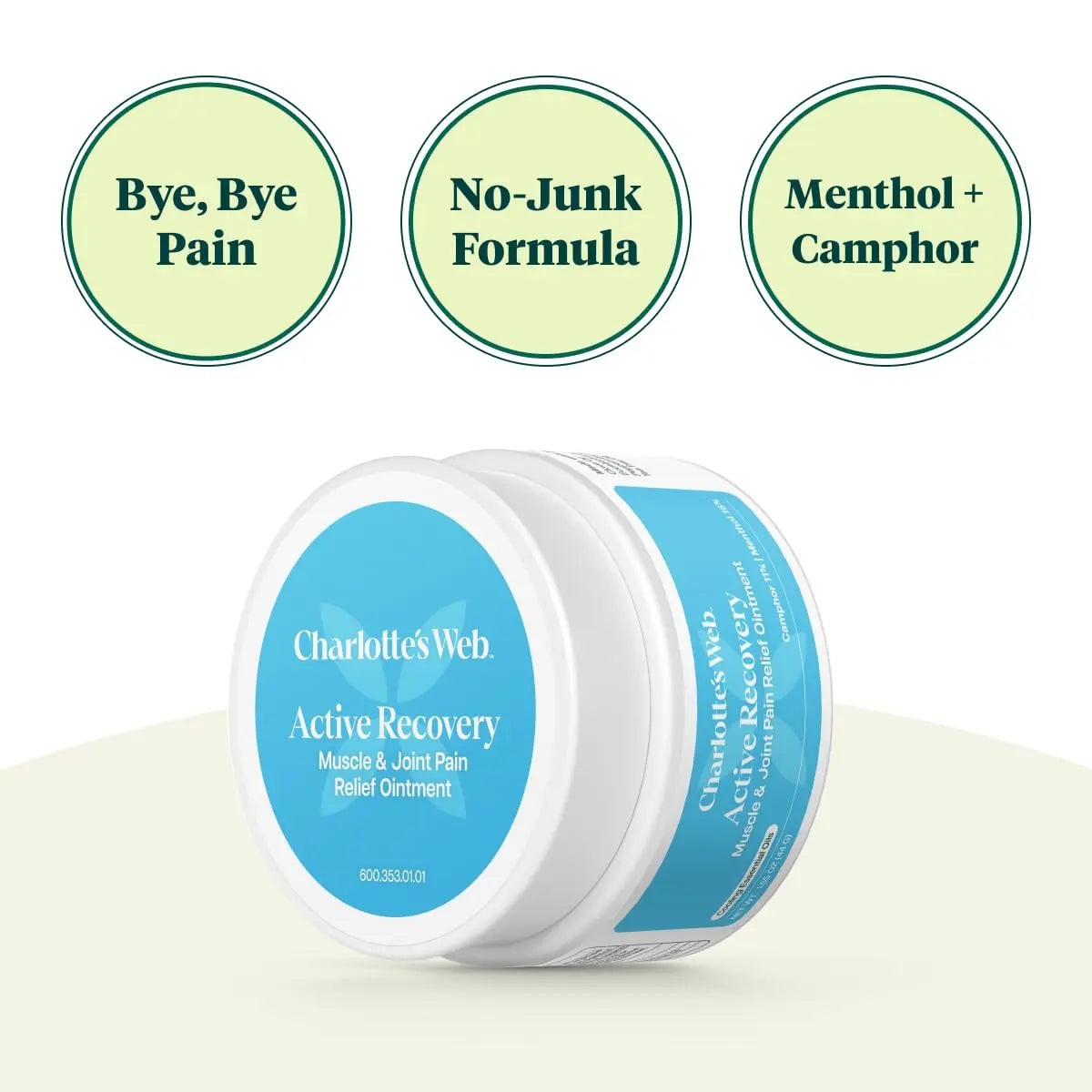 Charlotte's Web Active Recovery Muscle & Joint Relief Ointment 1.55oz Charlotte's Web uk supplements