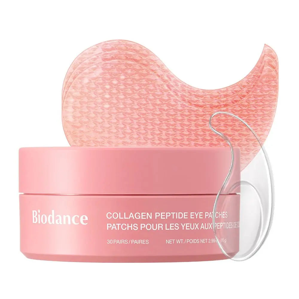 BIODANCE Collagen Peptide Eye Patches, Anti Wrinkle & Smile Line Patches for Face, Under Eye Mask for Fine Lines & Eye Bags, Travel Essentials & Self Care Gifts for Women, Korean Skin Care (60 Count) BIODANCE uk supplements
