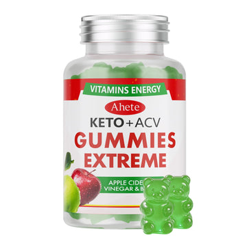 Ahete Keto Apple Cider Vinegar Gummies with Vitamin B6, B12, Folate & Beet Root, Keto ACV Gummies Supports Daily Wellness & Metabolism, Natural Apple Flavor, 60 Gummies (30 Day Supply) Ahete uk supplements