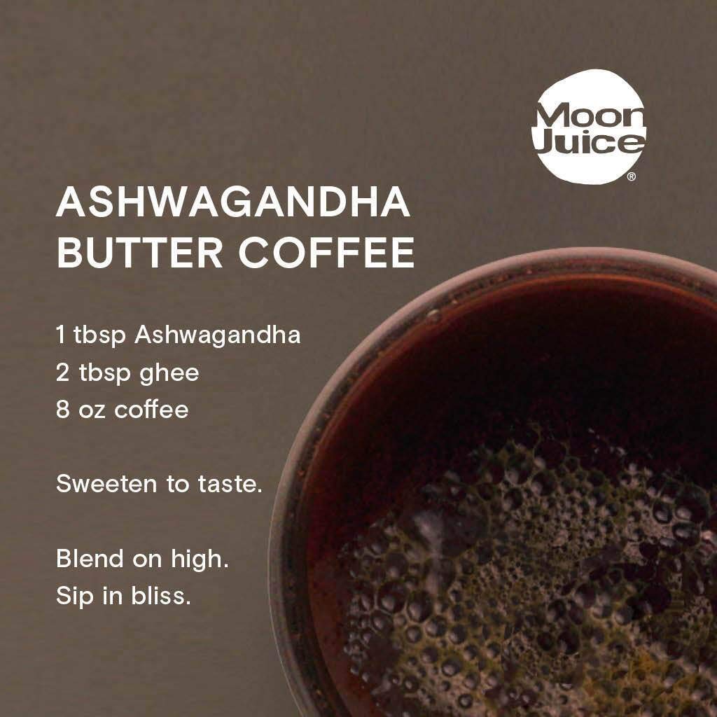 Moon Juice Organic Ashwagandha Supplement - Ashwagandha KSM-66 Root Powder Extract (15:1 Full-Spectrum) for Stress, Focus & Mood - Vegan, Non-GMO, Gluten-Free - 1.3 oz, 72 Servings Moon Juice uk supplements