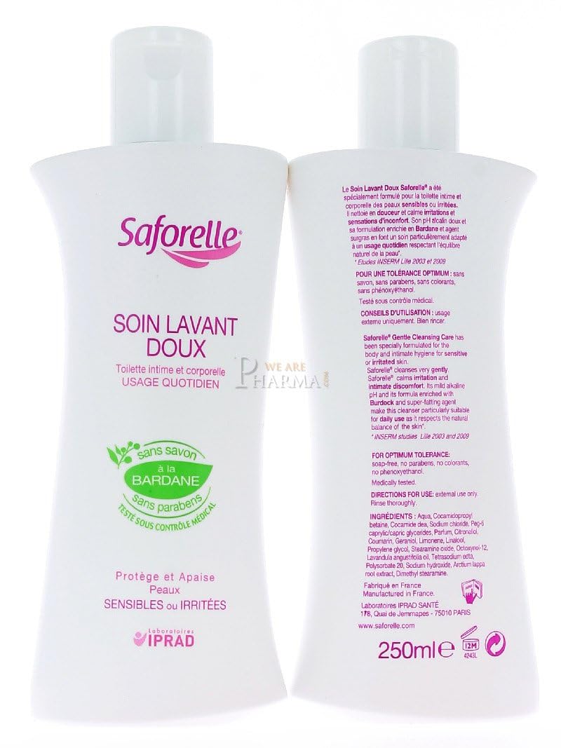Saforelle Gentle Cleansing Care 2X250ml Saforelle uk supplements