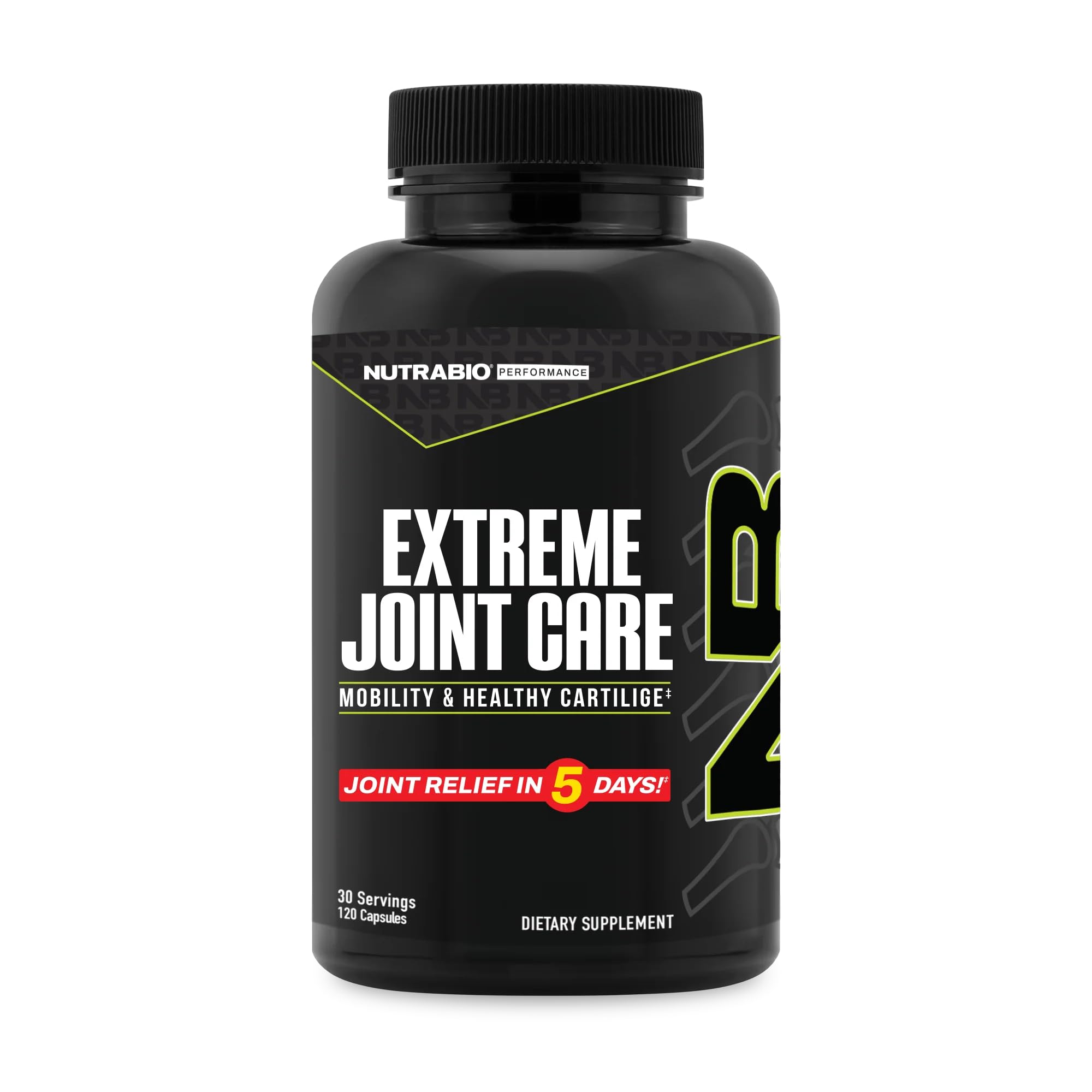 NutraBio Extreme Joint Care - Joint Support Supplement - Joint Health Supplement, Supports Joints, Mobility, and Cartilage - 120 Capsules NutraBio uk supplements