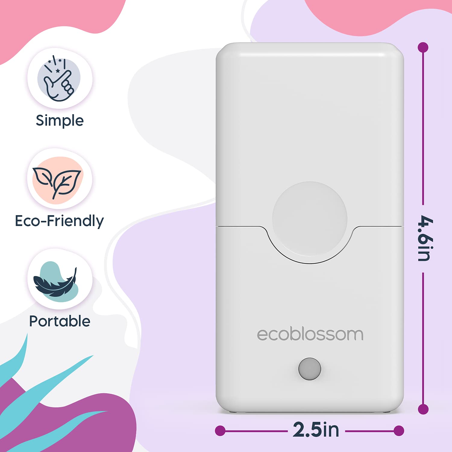 Ecoblossom Menstrual Cup Sterilizer - Modern Menstrual Cup Cleaner Unscented Sanitizer EcoBlossom uk supplements