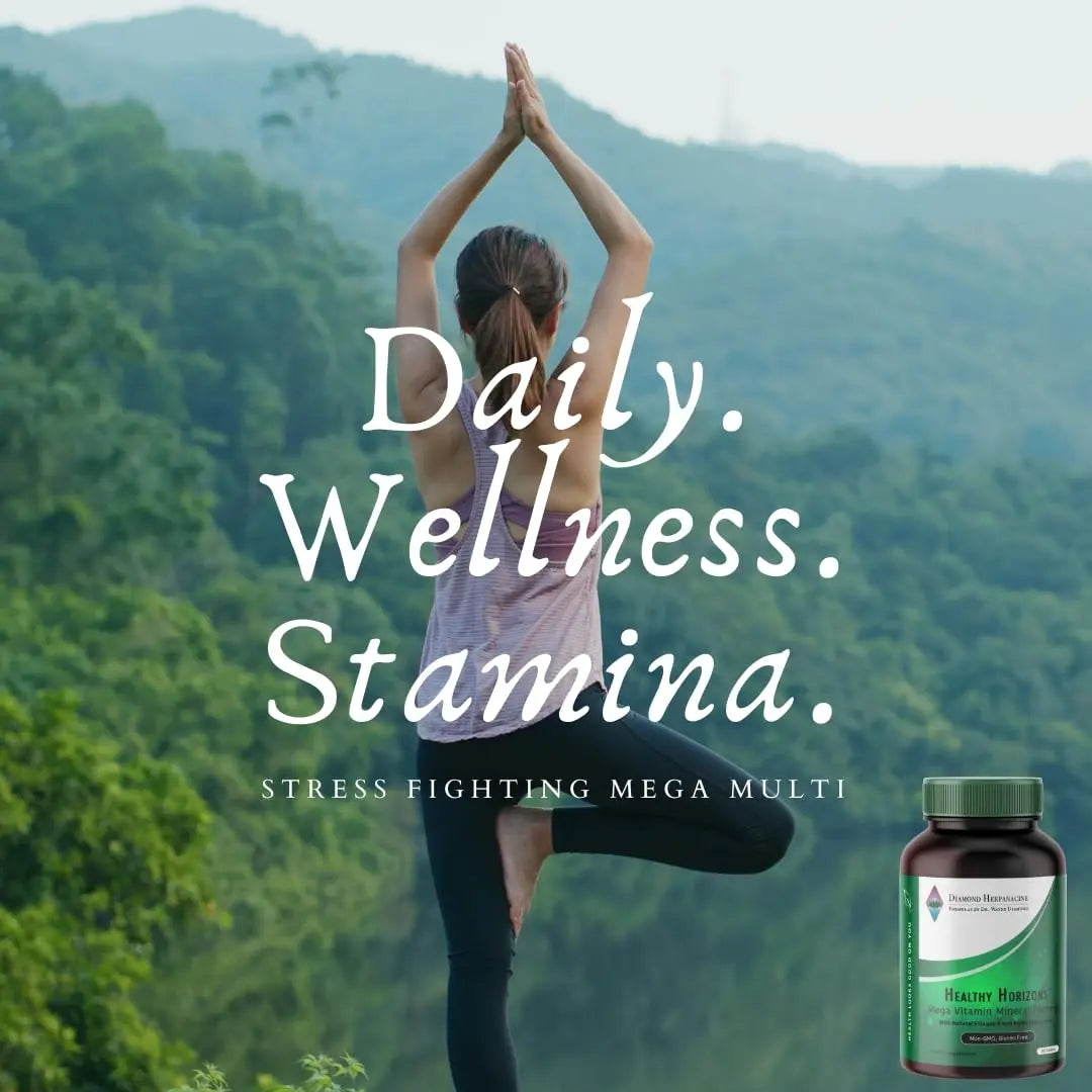Herpanacine Diamond Healthy Horizons Multivitamin - Natural Multivitamin to Support Stress Relief and Provide Essential Nutrients Herpanacine uk supplements