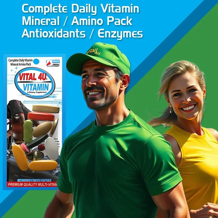 VITAL 4U® Vitamin - Premium Multivitamin for Men and Women | Supports Immune System, Energy, Heart Health VITAL 4U uk supplements