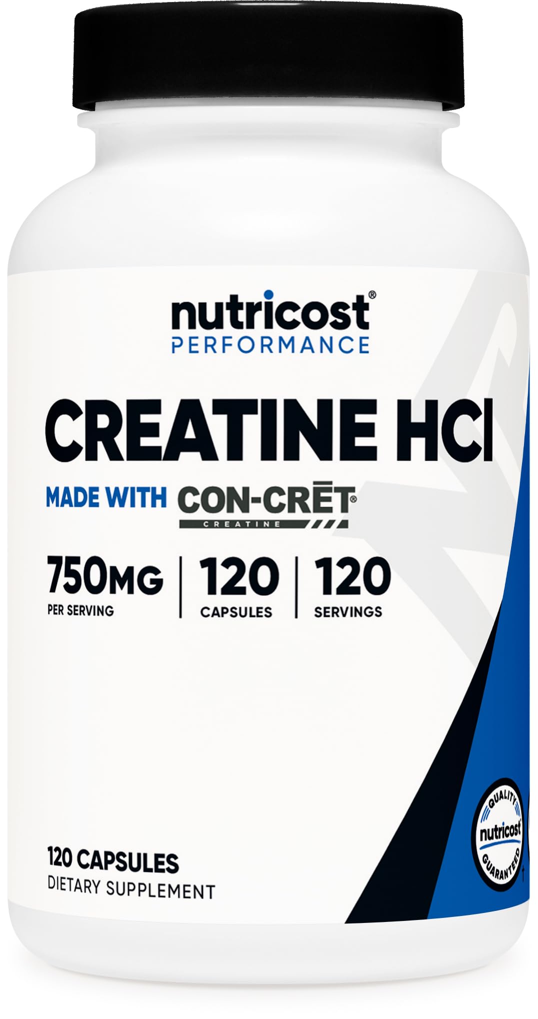 Nutricost Creatine HCl 120 Capsules - Made with CON-CRET Creatine, 750 MG Per Capsule Nutricost uk supplements