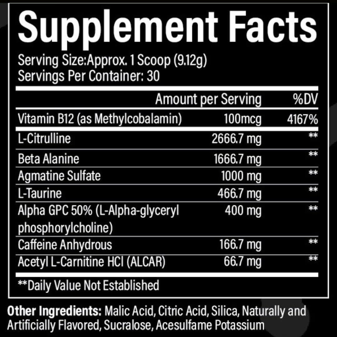 Smyle USA Pre-Workout Powder Lemon Lime - Pre Workout Energy with 400mg Alpha Smyle Supplements uk supplements