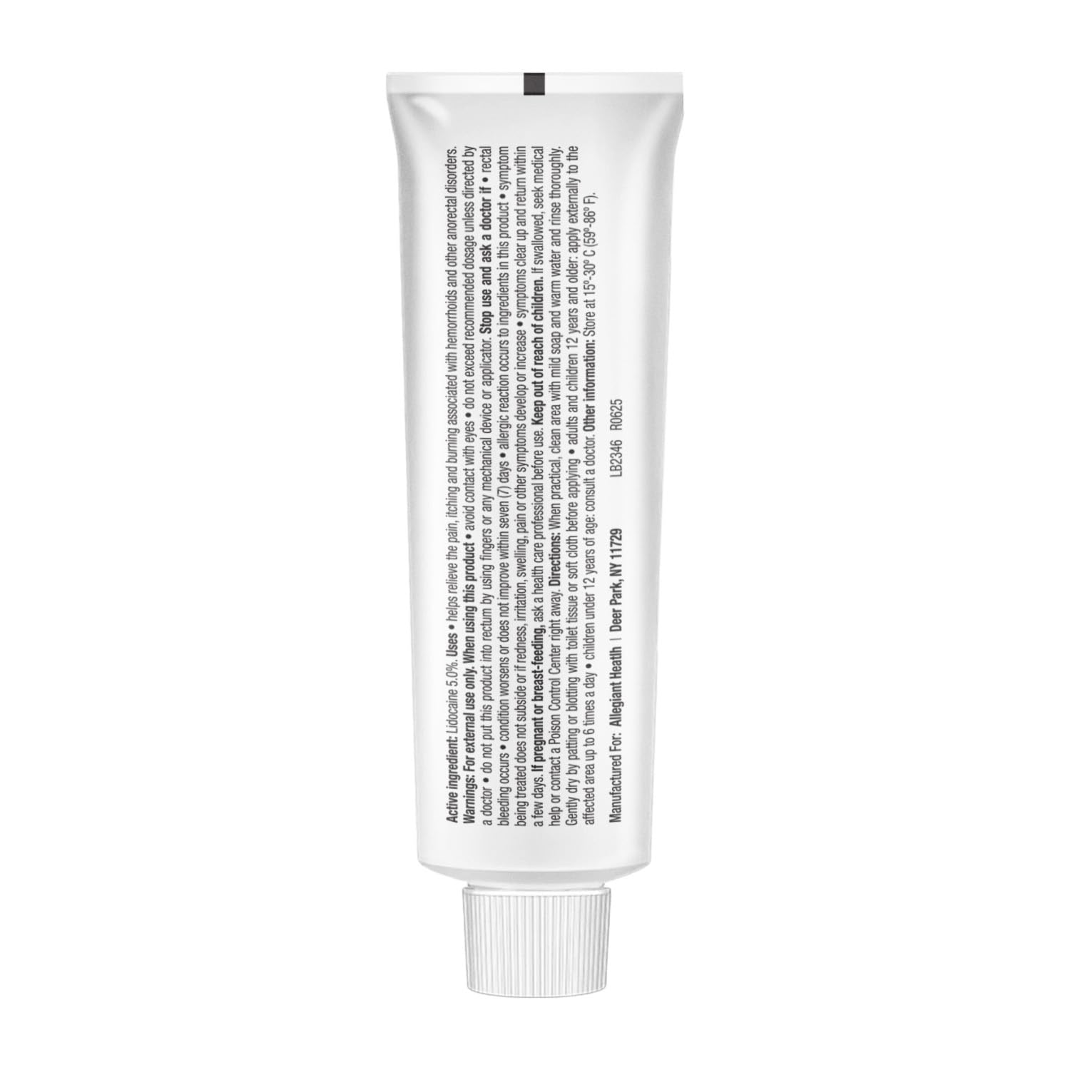 HealthA2Z® Rectal Care Cream | Lidocaine 5% / Local Anesthetic | 28g Tube | Topical Numbing Cream & Other Anorectal Disorders | Relieves Pain, Itching & Burning HealthA2Z uk supplements