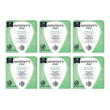 Summers Eve Cleansing Cloths 16 Count Aloe Love (6 Pack) Summer's Eve uk supplements