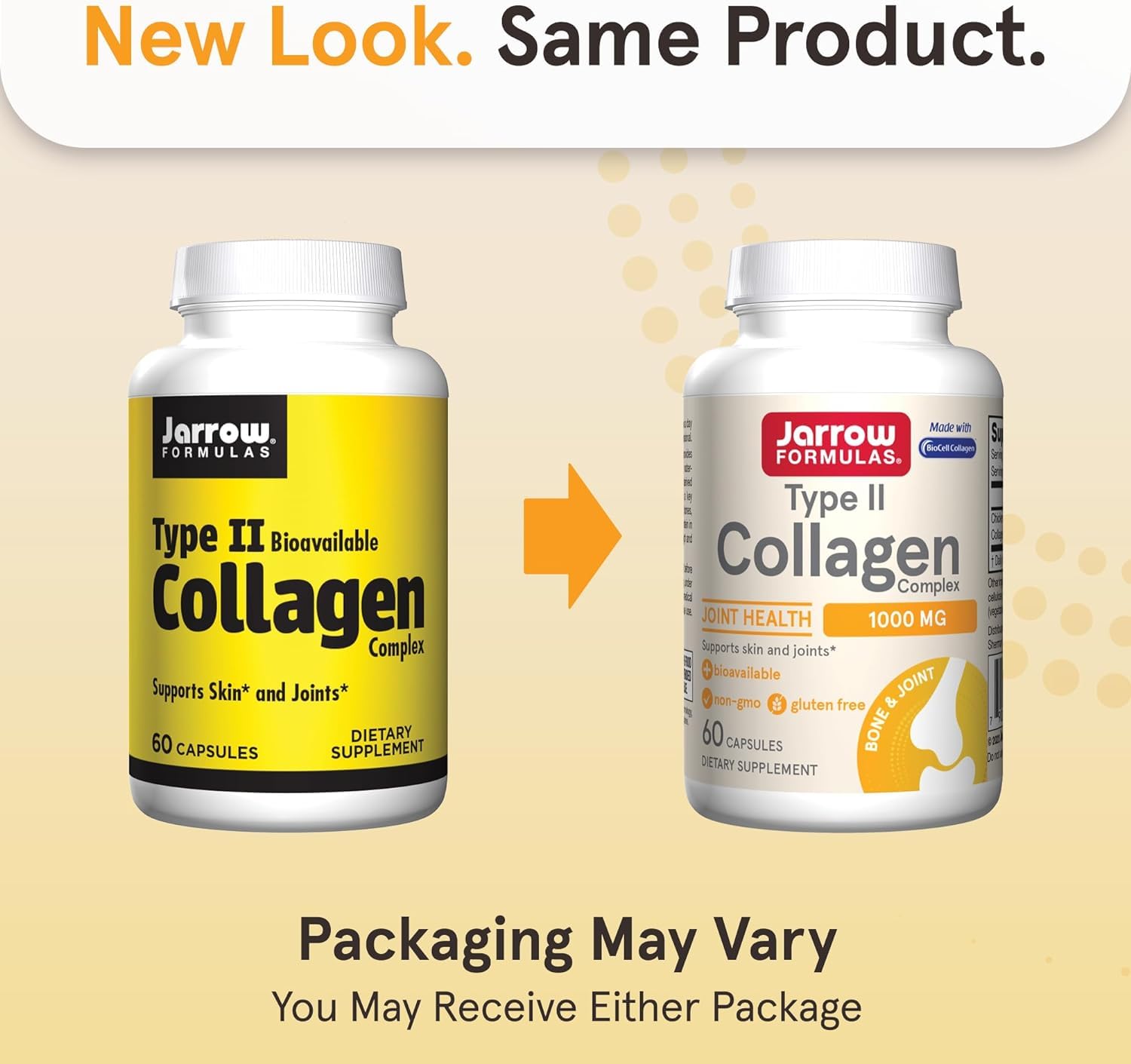 Jarrow's Type II Collagen Complex (Type 2 Collagen), 60 Capsules, Lab-Tested Tudor uk supplements