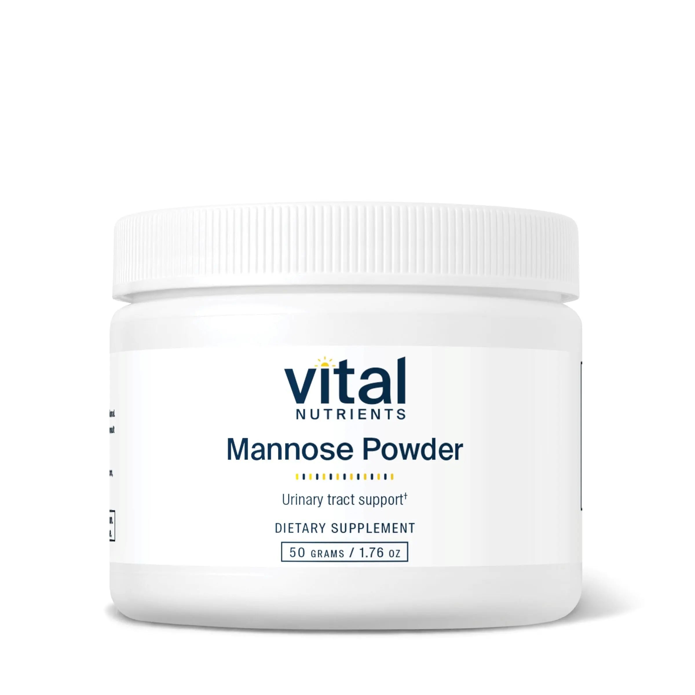 Vital Nutrients Mannose Powder 50g - Vegan D-Mannose Supplement for Urinary Tract and Bladder Support - Gluten, Dairy, Soy Free - Non-GMO - 25 Servings Vital Nutrients uk supplements