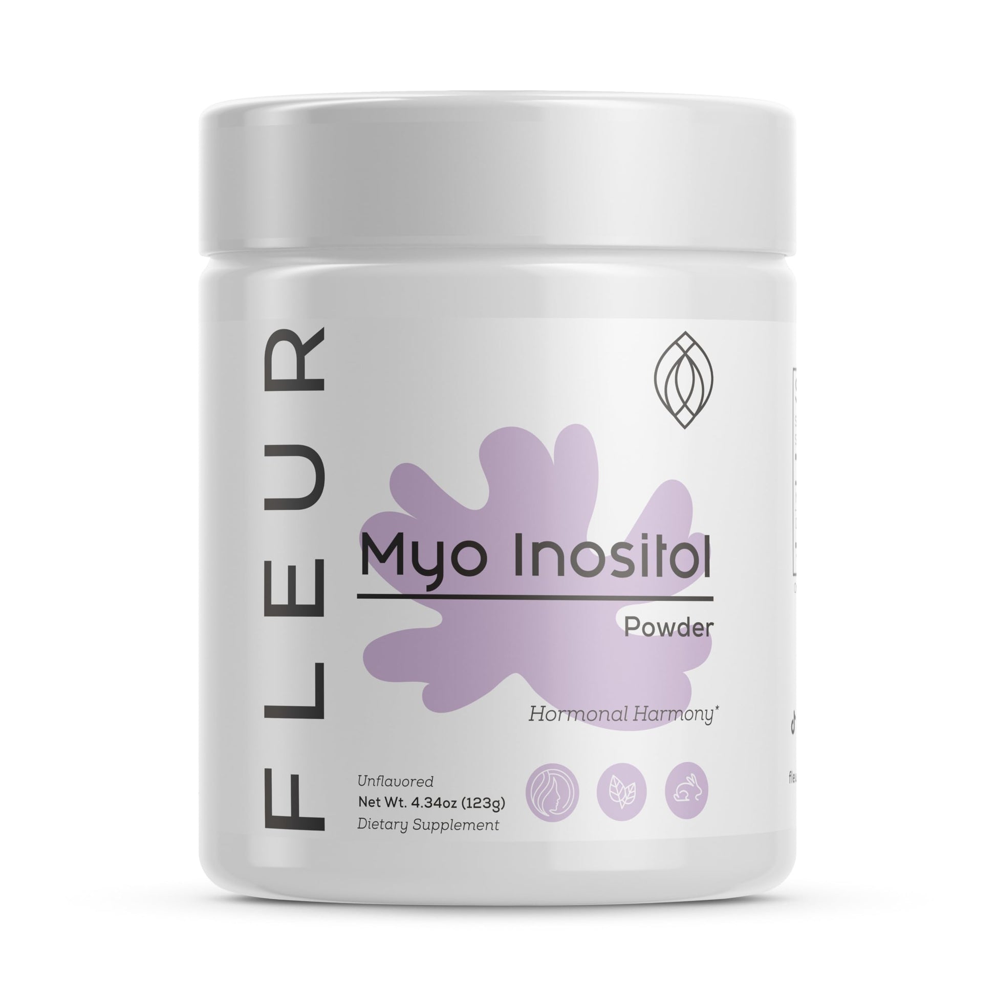 FLEUR Myo-Inositol & D-Chiro Inositol Powder, Hormone Balance and Ovarian Function FLEUR uk supplements