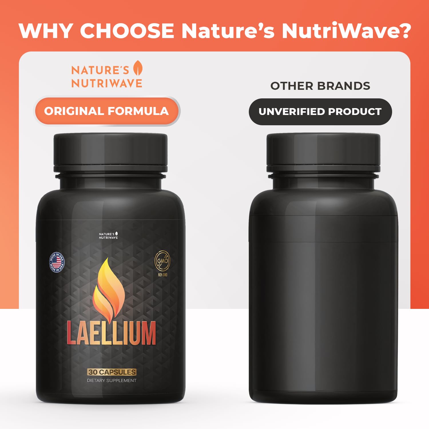 Laellium Capsules – Natural Supplement with Green Tea, Apple Cider Vinegar & Ginseng – Non-GMO, Supports Wellness – 30 Capsules, 1 Month Supply Nature’s NutriWave uk supplements