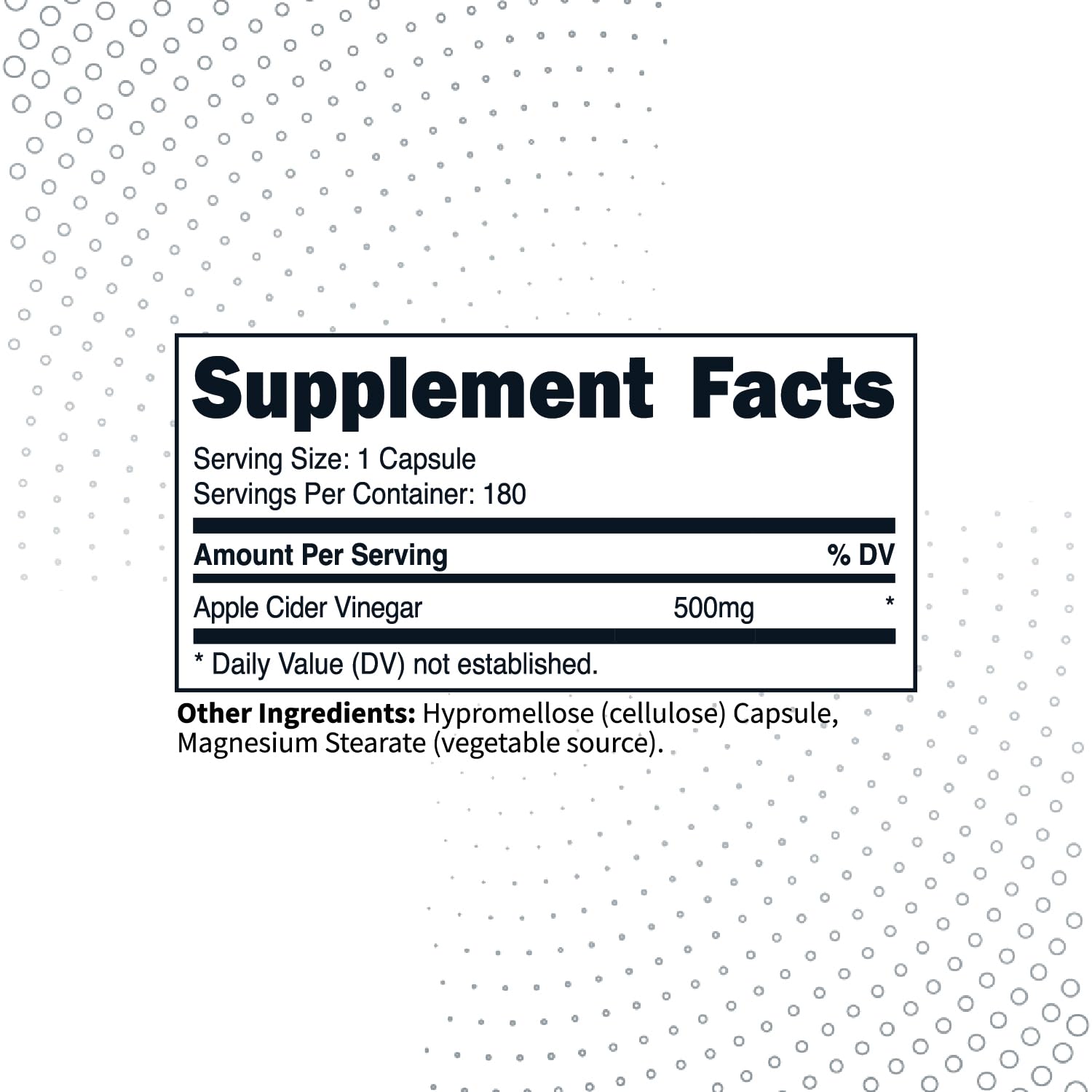 Type Zero Apple Cider Vinegar Capsules (180 Count) 500mg Per Serving - Non-GMO, Gluten-Free Supplement Type Zero uk supplements
