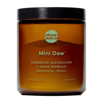 Moon Juice Mini Dew Electrolytes Powder - Sugar Free Minerals & Electrolyte Hydration Powder for Instant Hydration & Brain Support - Magnesium, Calcium, Potassium, Pink Salt, Watermelon, 30 Servings Moon Juice uk supplements