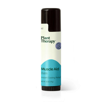 Plant Therapy Muscle Aid Balm .5 oz Soft & Creamy Balm, Cooling Relief, Natural Ingredients Plant Therapy uk supplements