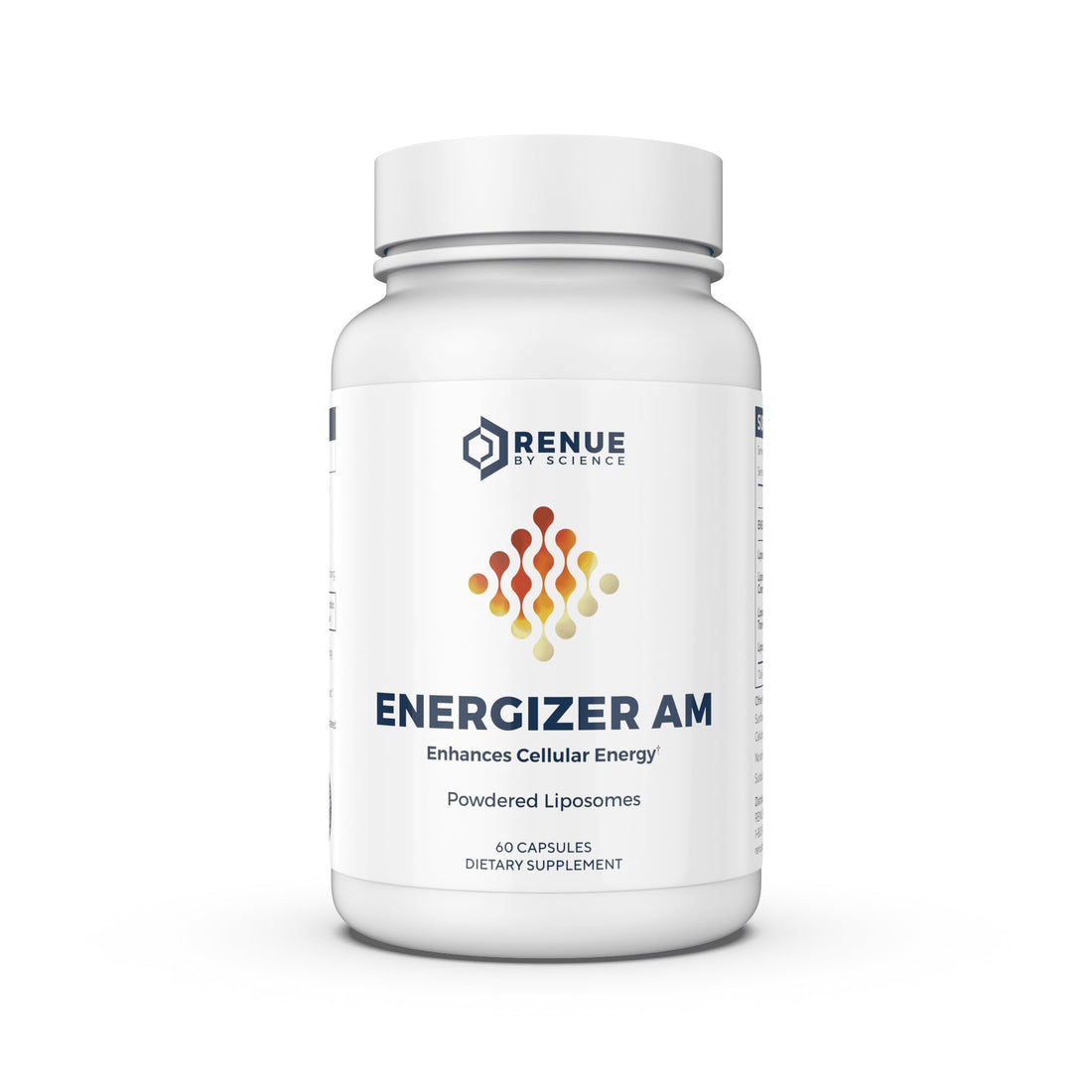 Renue By Science Energizer AM | Liposomal Resveratrol Hesperidin & Green Tea Supplement | 60 Capsules with Trans Resveratrol (65mg) Hesperidin (150mg) Green Tea Extract (35mg) - Non-GMO | Made in USA Renue By Science uk supplements
