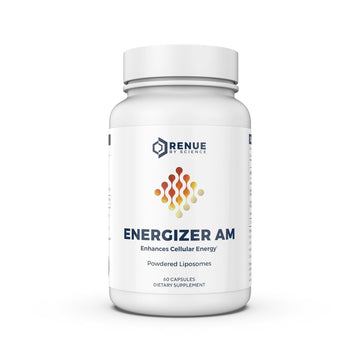 Renue By Science Energizer AM | Liposomal Resveratrol Hesperidin & Green Tea Supplement | 60 Capsules with Trans Resveratrol (65mg) Hesperidin (150mg) Green Tea Extract (35mg) - Non-GMO | Made in USA Renue By Science uk supplements