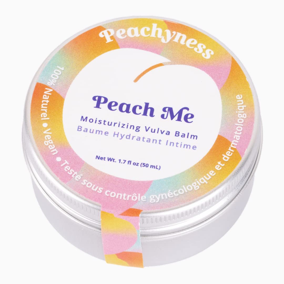 Peach Me Organic Vulva Balm by Peachyness - Hormone-Free Vaginal Moisturizer for Sensitive Skin Peachynes s uk supplements