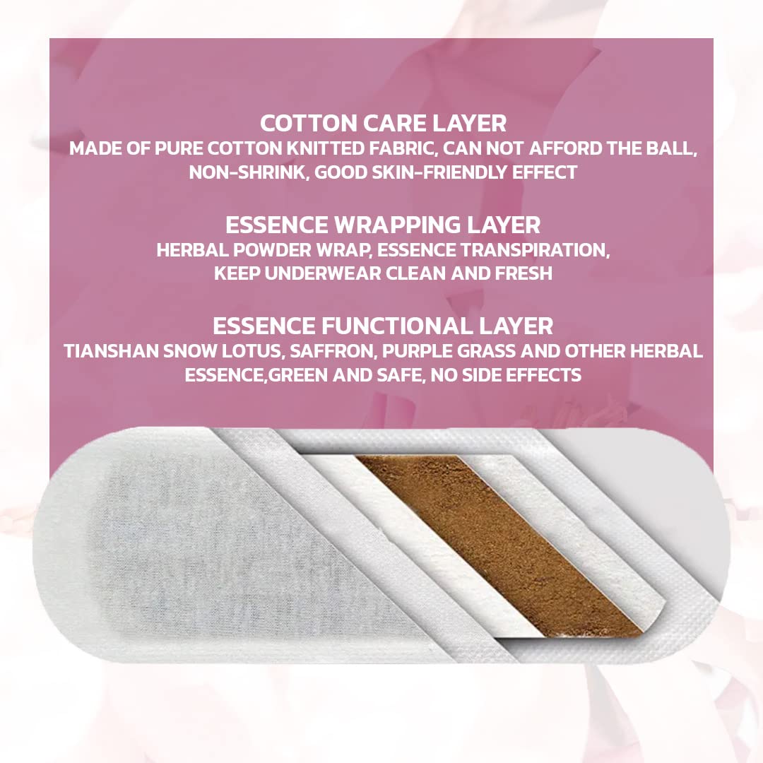 Premium Natural Organic Herbal Cotton Panty Liners for Women - Unscented, Thin, Cruelty-Free Organic Herbal Panty Liner uk supplements