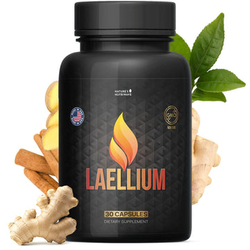 Laellium Capsules – Natural Supplement with Green Tea, Apple Cider Vinegar & Ginseng – Non-GMO, Supports Wellness – 30 Capsules, 1 Month Supply Nature’s NutriWave uk supplements