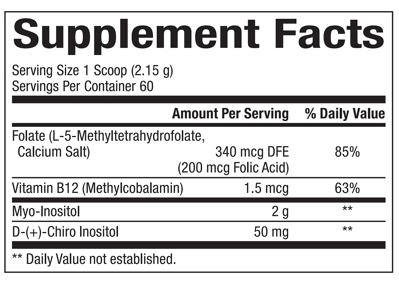 Bioclinic Naturals - Myo-Inositol 129 g Powder Bioclinic Naturals uk supplements