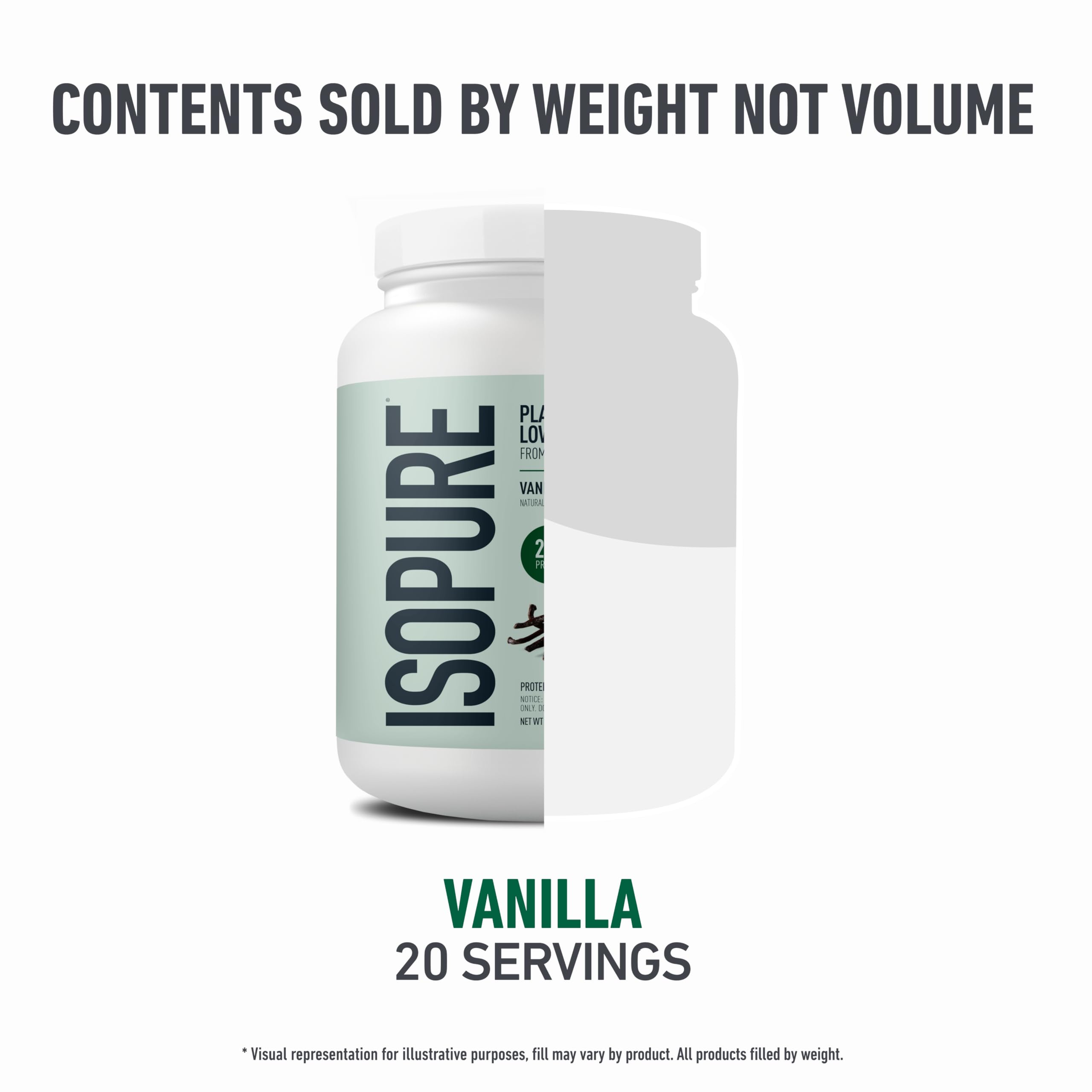 Isopure Plant-Based Protein Powder – 20g Organic Pea and Rice Protein with a Complete Amino Acid Profile – Supports Muscle Recovery Isopure uk supplements