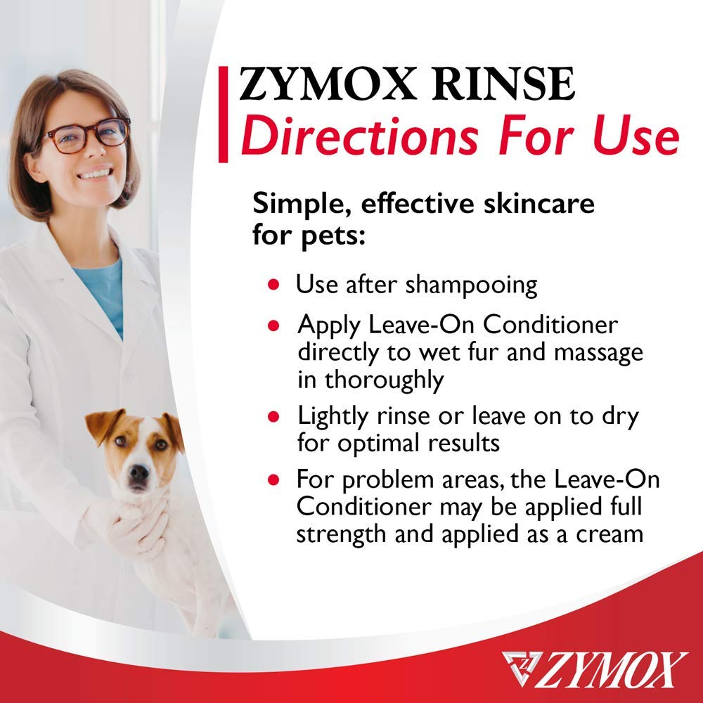 Zymox Leave On Conditioner for Pets, 12 fl oz Pet King Brands uk supplements