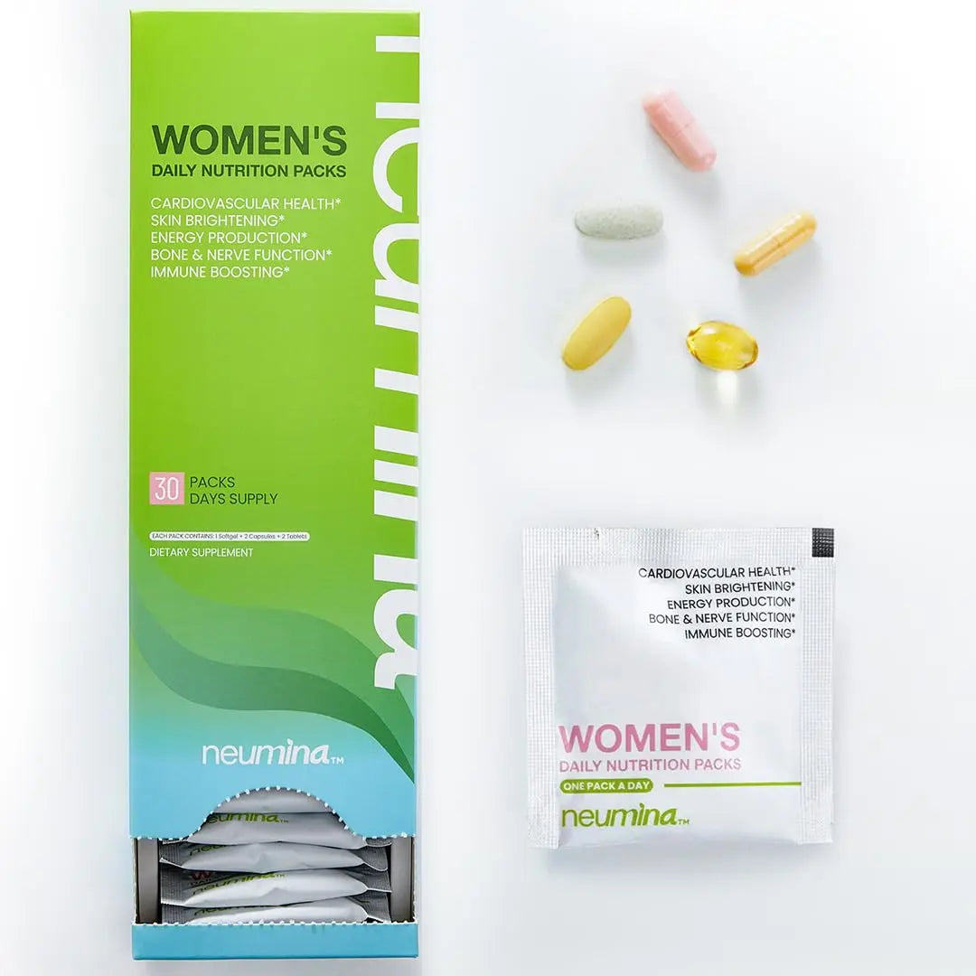 NEUMINA Multivitamin for Women, All-in-One Vitamin Packs for Hair Skin and Nails, Energy Producton, Bone Health, Stress Relief NEUMINA uk supplements